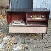 STARE RADIO Z GRAMOFONEM WEGA 