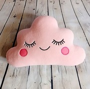 Maskotka Zabawka Chmurka, Poduszka przytulanka, Różowa chmurka