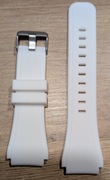 Silikonowy biały pasek -22 mm - Nowy 