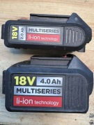 Pakiet 2 i 4ah meec tools 18V