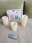 Świece LED sterowane pilotem