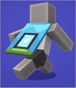 Peleryna MINECRAFT | HOME CAPE | DOM - MINECRAFT MOVIE PELERYNA