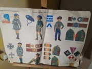 Trzy plansze ZHP z okresu PRL