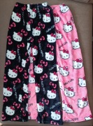 Spodnie piżamowe 2 Sztuki, frote, miękkie Hello Kitty