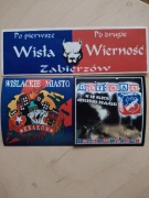Vlepy wlepy naklejki Wisła Kraków unikat