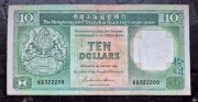 10 dolarów Hong Kong, stan III-