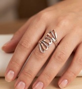 Pierścionek srebro plus złoto. Pierścionek 375