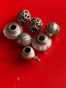 Pandora charmsy 7 sztuk