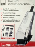 Maszynka do obcinania wlosow i brody - Clatronic HSM2273C