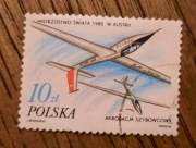 SZYBOWCOWE MISTRZOSTWA ŚWIATA Austria 1985 Akrobacja Szybowiec Kobuz SZD-21