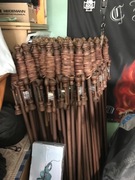 Karnisz pojedynczy kpl 160cm dąb