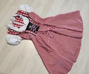 strój ludowy czerwony kapturek małgosia ludowa S 267