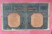 BANKNOT 100 Marek Polskich 1916 General