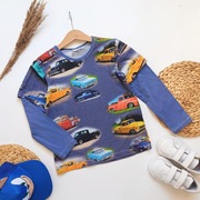 Bluzka w auta 128 długi rękaw samochody Chevrolet Truck Pickup koszulka 