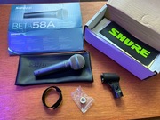 Dynamiczny mikrofon Shure BETA 58A - Idealny Stan! Made in Mexico