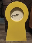 Zegar IKEA żółty stojący wiszący 