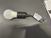 Oprawka termoplastyczna E27-6 czarna z przewodem 115 mm