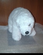 Maskotka/Przytulanka Biały Miś/Niedźwiedź Polarny - 26 cm