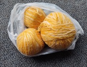 Włóczka * Akryl lub Anilana * Biało-Żółta * 331 gram