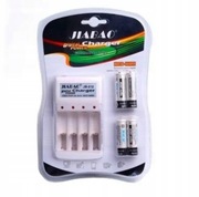 ŁADOWARKA BATERII AKUMULATORKÓW AA/AAA ZESTAW