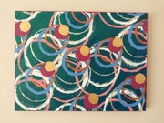 Obraz akrylowy 40x30 cm "Las okręgów"