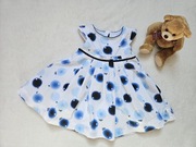 Sukienka w grochy Okaidi r. 80