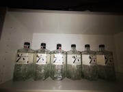 Zestaw 6 pustych butelek The Japanese Craft Gin 