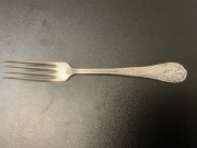 Secesyjny Widelec FRAGET – Srebrzony BM – ok. 1900 r. – Warszawa