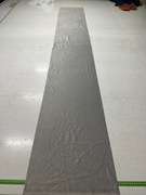 Materiał tkanina ścinki srebrny / szary pas weluru