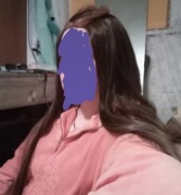 peruka wig cosplay ombre