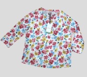 Bluzka bawełniana joules kwiaty 38 M