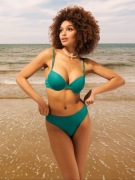 Dwuczęściowy kostium kąpielowy bikini w kolorze zielonym Sinsay