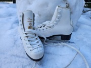 Skórzane łyżwy sznurowane Wifa rozmiar 28