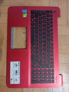 Obudowa górna Palmrest + Klawiatura ASUS F555 F555L F555LD Czerwony