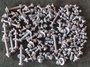 Śruby 5-6mm + nakrętki + podkładki 100szt.komplet