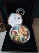 FIVE LADIES Great Micromosaic Passion 5 Oz Silver Coin 20$ Palau 2022
