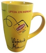 Kubek herbata Lipton - Wojciech Mann - BIG 0,5 litra - nowy - RARYTAS