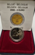 2 Euro Belgia 2008 - Prawa Człowieka - PROOF