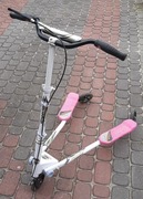 Speeder - Hulajnoga balansowa, trójkołowa, biało-różowa