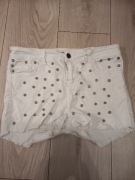 HIT!!! Białe spodenki jeansowe damskie Sixte