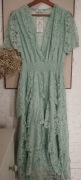Miętowa sukienka 