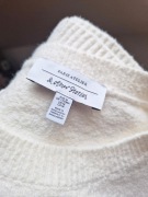 Jasny wełniany sweter &Other Stories M/L wełna alpaka, scandi 