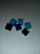 Radiator 9x9x5 z taśmą klejącą do układów scalonych