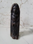 Ręcznie wykonana rzeźba statuetka sakralna Matki Boskiej Kobiety Żeliwna