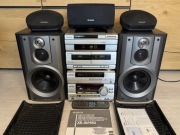 Wieża AIWA XR-AVH80 z pilotem i instrukcją