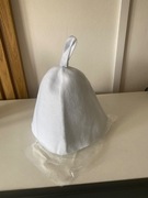 Czepek do saunowania biały