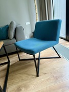 Zestaw 2 foteli  na metalowym stelażu