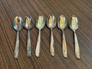 Stare posrebrzane łyżeczki ładne 