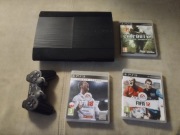 PLAYSTATION 3 SUPER SLIM 500GB + PAD (USZKODZONY) GRATIS 3 GRY