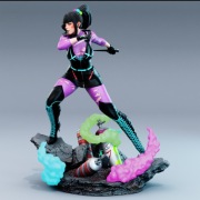 Figurka druk 3D żywica " Punchline DC Comics - F1579 " - 120 mm